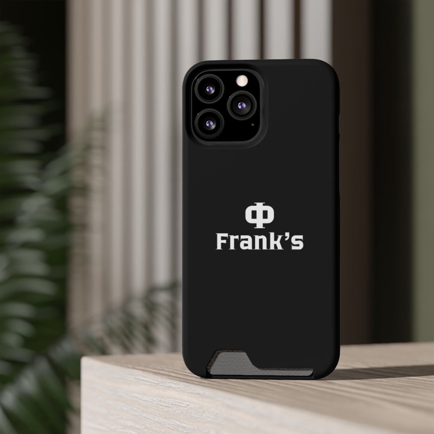 Frank's Phone Case with Card Holder